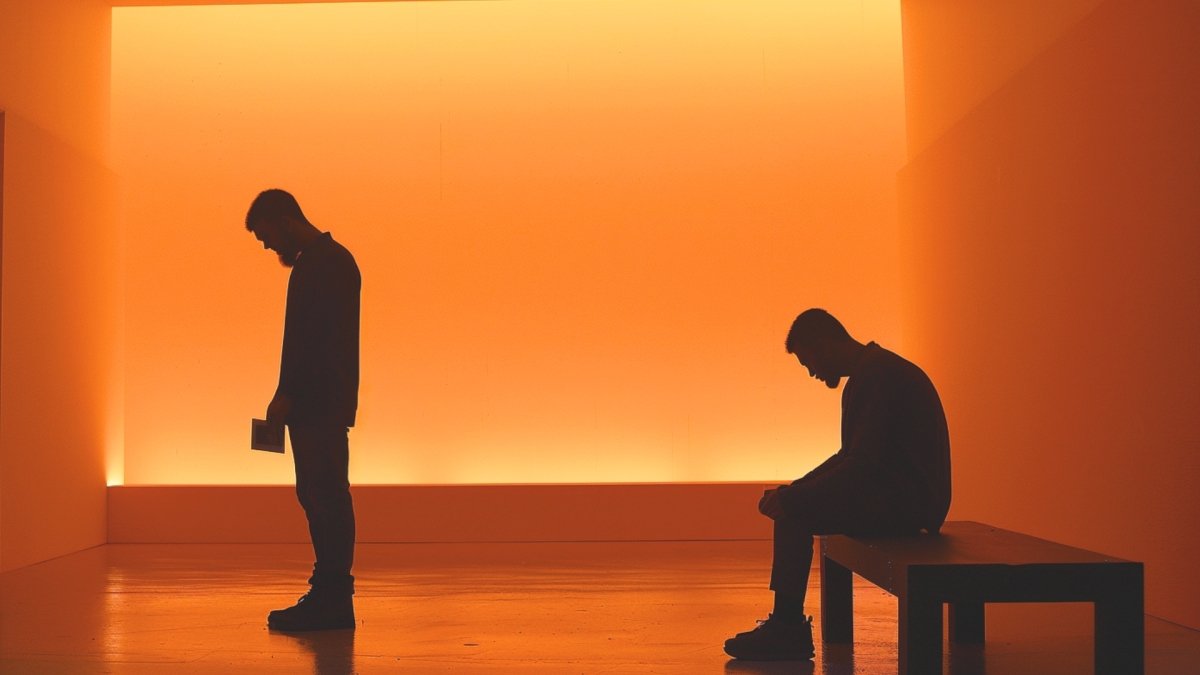 A man in grieving in different ways, going through the journey of grief