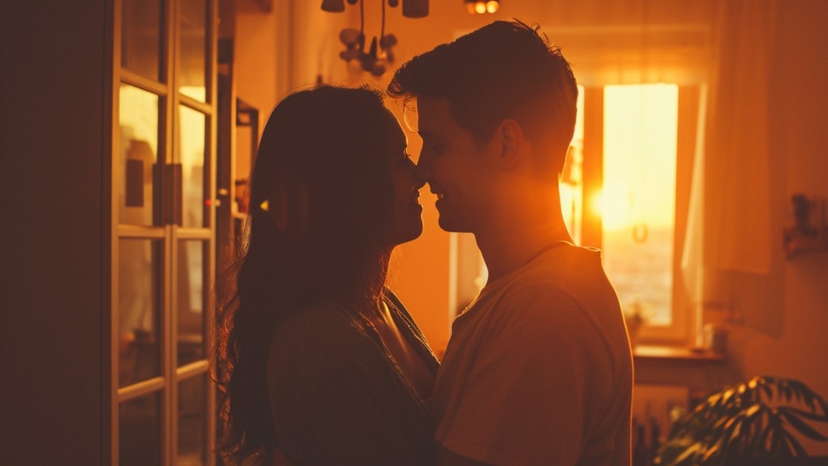 a couple sharing emotional intimacy