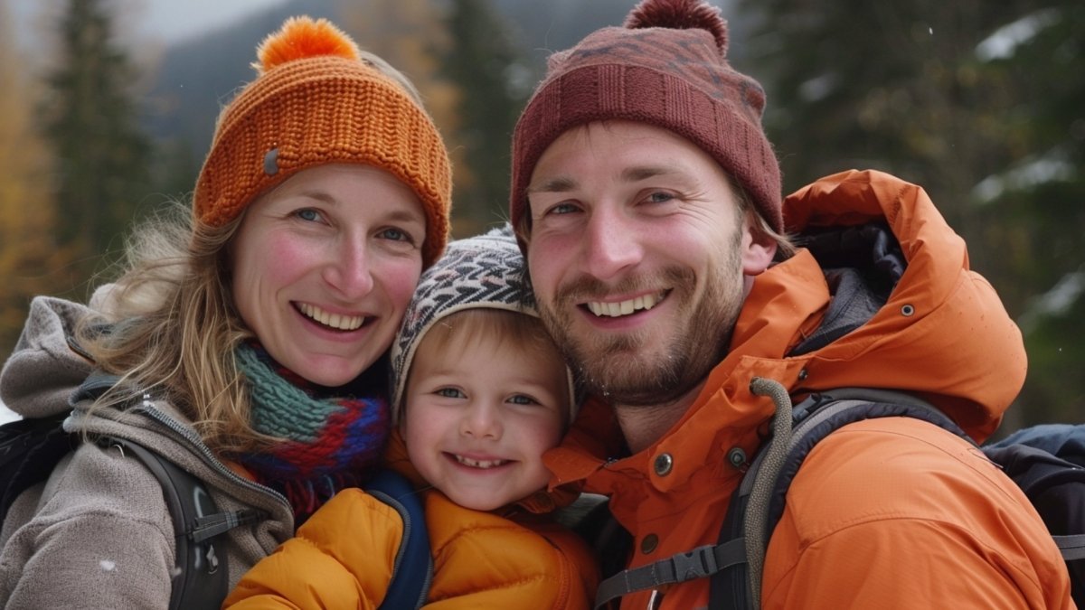 A man in a happy relationship with his wife and kid