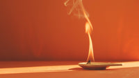 Burning lamp for meditation