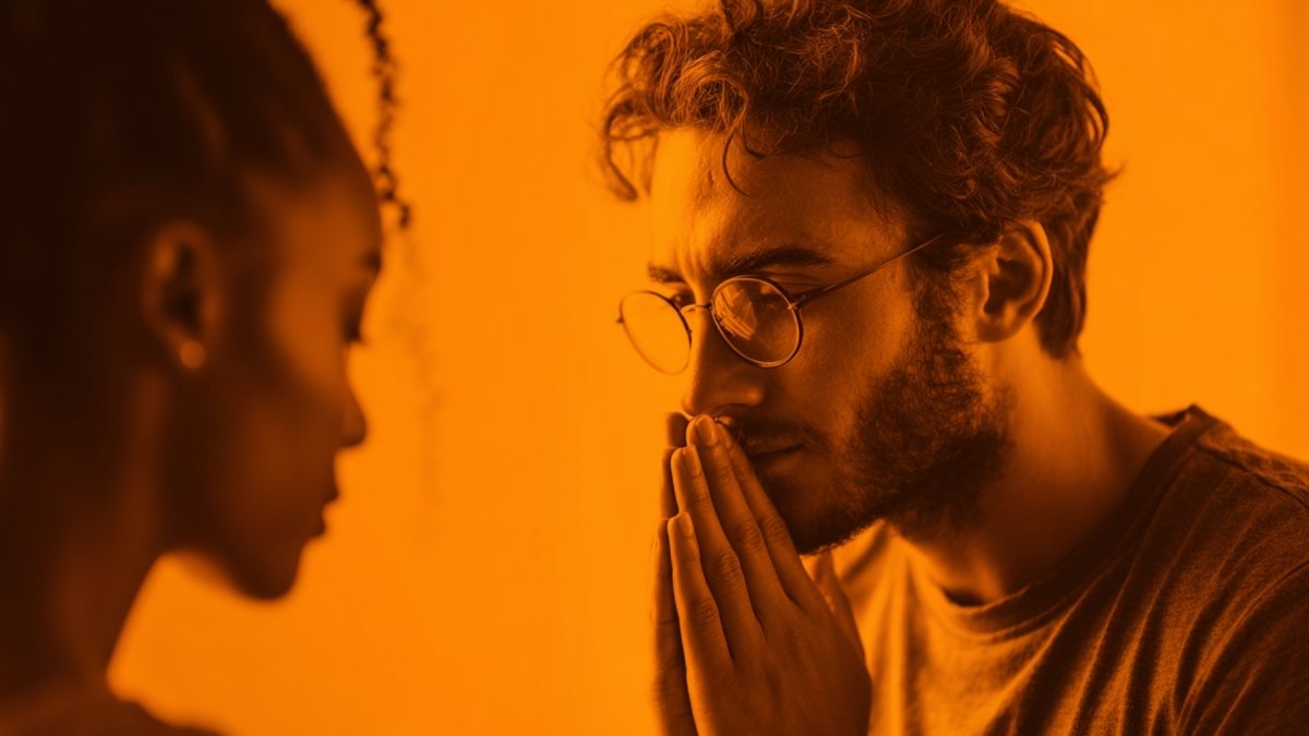 Man Pleading to His Ex How To Get My Ex Back 5 Steps, Mistakes to Avoid & Signs to Know