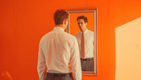 Man getting ready for work on a Monday morning with blessings and positivity